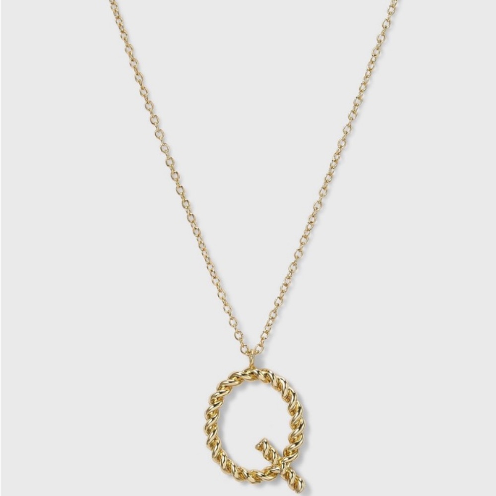 SUGARFIX by BaubleBar Initial "Q" Pendant Necklace